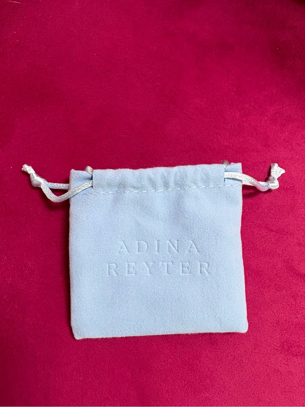 Adina Reyter Blush Pink Gemstone Beaded Necklace 9K Yellow Gold Rose Quartz $398 - Picture 9 of 16